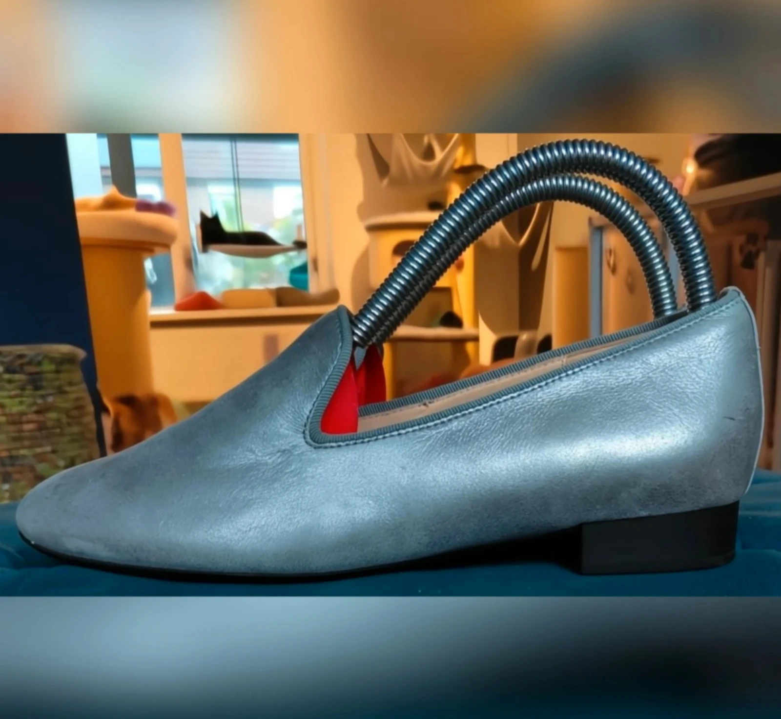 Beautiful metallic gray slip-on/loafers Gabor size 37 – photo 4